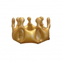 Aufblasbare Krone Corona - gold